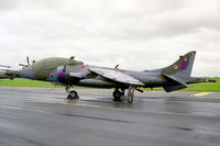 XZ146 @ EGXW - Hawker Siddeley Harrier T4. From RAF HOCU/No 20(R) Sqn, Wittering  at RAF Waddington's Photocall 94. - by Malcolm Clarke