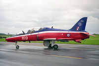 XX169 @ EGXW - Hawker Siddeley Hawk T1. From RAF No 6 FTS, Finningley and seen at RAF Waddington's Photocall 94. - by Malcolm Clarke