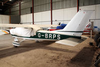 G-BRPS @ EGBS - seen @ Shobdon - by castle