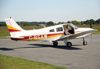 G-BSAW @ EGBO - seen @ Wolverhampton - by castle