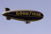 N3A - Goodyear Blimp (N3A) over Aurora Illinois enroute to unknown destination - by Thomas D Dittmer