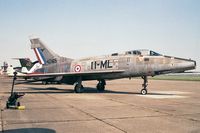 54-2165 @ EGSU - North American F-100D Super Sabre at The Imperial War Museum in 1990. - by Malcolm Clarke