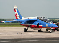 E135 @ LFBO - Used as a demo aircraft during LFSR Airshow 2009 - by Shunn311