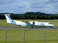G-FLBC @ EGPH - one of Flybe's new Dash8Q-402 arrives at EDI - by Mike stanners
