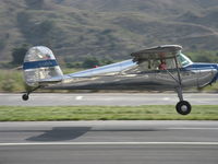 N2430N @ SZP - 1947 Cessna 140, Continental C85 85 Hp, takeoff Rwy 22 - by Doug Robertson