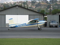 N4809E @ SZP - Cessna 180K SKYWAGON, Continental O-470-S 230 Hp, taxi - by Doug Robertson