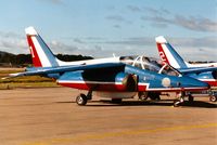 E140 @ EGQL - Patrouille de France aircraft number 1 as seen at the 1997 RAF Leuchars Airshow. - by Peter Nicholson