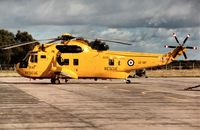 XZ587 @ EGQL - Sea King HAR.3, callsign Rescue 137, of 202 Squadron at the 1997 RAF Leuchars Airshow. - by Peter Nicholson