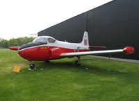 XP640 @ ELVINGTON - BAC 84 Jet Provost T4. Formerly from RAF No 1 SoTT, Halton. Seen at the Yorkshire Air Museum, Elvington, UK in 2004. - by Malcolm Clarke