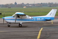 G-BBJY @ EGBJ - Cessna 172M at Staverton - by Terry Fletcher