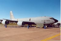 58-0092 @ EGQL - KC-135R Stratotanker, callsign Pack 77, of the New Hampshire Air National Guard's 133rd Air Refuelling Squadron in the static park of the 1997 RAF Leuchars Airshow. - by Peter Nicholson