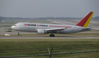 N794AX @ KCVG - Still wearing the old Airborne Express c/s