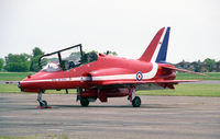 XX292 @ EGTC - British Aerospace Hawk T1W at the air show celebrating the 50th anniversary of the College of Aeronautics at Cranfield in 1996. - by Malcolm Clarke