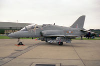 XX201 @ EGXC - Hawker Siddeley Hawk T1. From RAF No 7 FTS/92(R), Chivenor at RAF Coningsby's Photocall 94. - by Malcolm Clarke