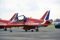 XX266 @ EGTC - Hawker Siddeley Hawk T1A at Cranfield's celebration of the 50th anniversary of the College of Aeronautics in 1996. - by Malcolm Clarke