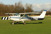 G-BRND @ EGBD - Based Cessna 152 at Derby Eggington - by Terry Fletcher