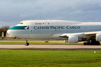 B-KAH @ EGCC - Cathay Pacific Cargo - by Chris Hall