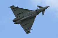 ZJ810 @ EGWC - RAF Typhoon displaying at the Cosford Airshow - by Chris Hall