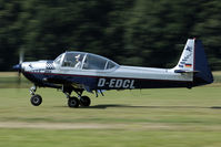 D-EDCL @ EBDT - arriva at the 2009 old-timer fly-in.