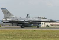 91-0417 @ ETAD - taxying down the runway at Spangdahlem AB - by FBE
