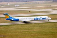 N868GA @ KPIA - Allegiant Airways (N868GA) taxies for departure - by Thomas D Dittmer