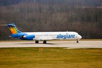 N868GA @ KPIA - Allegiant Airways (N868GA) departure roll - by Thomas D Dittmer