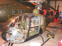XX411 - Westland Gazelle exhibited at the Doncaster AeroVenture Museum