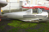 N3188H - Fuselage in a compound  at the Doncaster AeroVenture Museum