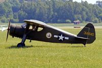 SE-AWS @ ESSP - Fairchild UC-61A Argus II [804] Norrkoping~SE 08/06/2008. Seen here taxiing in at Norrkoping. This aircraft also wears military marks of 314840 and is displayed in US military markings. - by Ray Barber