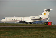 G-JCBB @ EGNX - JC Bamford G550 at home base - East Midlands - by Terry Fletcher