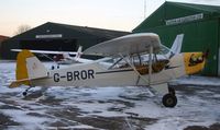 G-BROR @ EGCS - Re-fuelling in the snow ! - by Paul Lindley