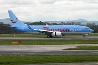 G-FDZA @ EGCC - seen @ Manchester - by castle