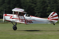 D-EIHD @ EBDT - arrival at the old-timer fly-in 2009.