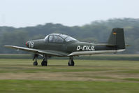 D-EHJL @ EBDT - take off from Diest after a visit to the old-timer fly-in.
