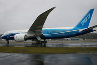 N787BA @ KBFI - No. 1 787 seen at BFI shortly after its first flight - by Joe Walker