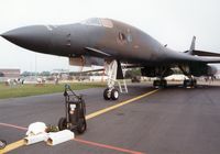 86-0102 @ MHZ - B-1B Lancer named Lady Hawk of 28th Bomb Wing on display at the 1991 Mildenhall Air Fete. - by Peter Nicholson