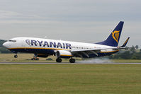 EI-EBV @ EGGW - Touchdown point on Runway 26. - by MikeP