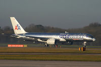 N174AA @ EGCC - American Airlines 757 in One World livery - by Chris Hall
