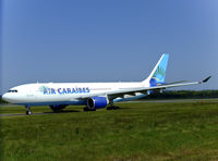 F-OPTP @ EGPH - Air caraibes A330 Taxiing to Runway 06 - by Mike stanners