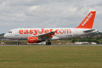 G-EZED @ EGGW - Early Airbus in the easyJet fleet arriving on Runway 26. - by MikeP