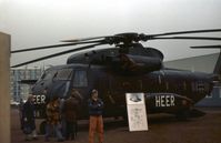 84 06 @ EDDV - CH-53G of German Army Aviation Weapons School - HFWS - on display at the 1974 Hannover Airshow. - by Peter Nicholson