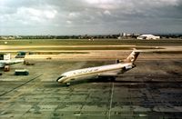 5A-DAI @ LHR - Boeing 727-224 of Libyan Arab Airlines at Heathrow in September 1974. - by Peter Nicholson