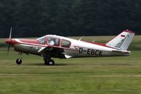 D-EBCK @ EBDT - Take off from Schaffen-Diest in humid conditions.