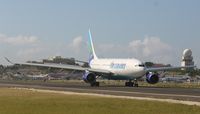 F-OFDF @ TNCM - Air caraibes A330  just landed at tncm and coming to a compleet stop - by SHEEP GANG