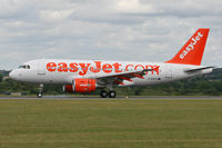 G-EZFC @ EGGW - Touchdown on Runway 26. - by MikeP