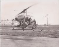 N4741R @ POC - Scanned from PPD archives, looking to the east, towards the tower, before 3 rows of hangers were added - by Helicopterfriend