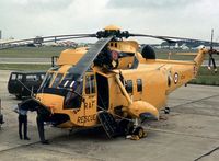 XZ588 @ GREENHAM - Sea King HAR.3 of the Sea King Training Unit on display at the 1979 Intnl Air Tattoo at RAF Greenham Common. - by Peter Nicholson