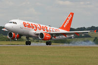 G-EZAS @ EGGW - Touchdown ! - by MikeP