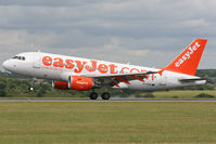 G-EZIN @ EGGW - Touchdown on Runway 26. - by MikeP