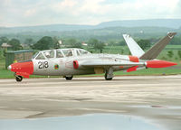 218 @ EGCD - Irish Air Corps CM170 Magister (c/n 390). - by vickersfour